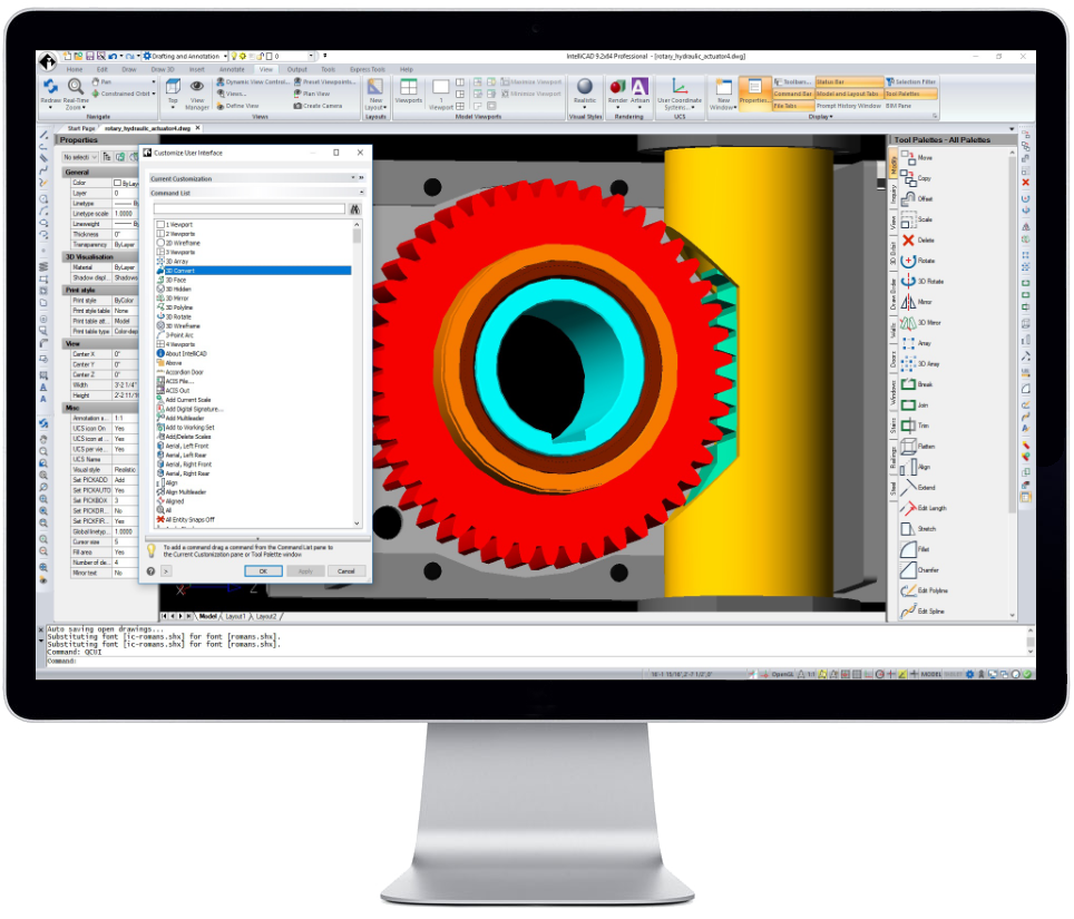 Actuator CUI with Monitor