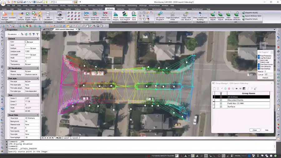 microsurvey-cad-2026-interface