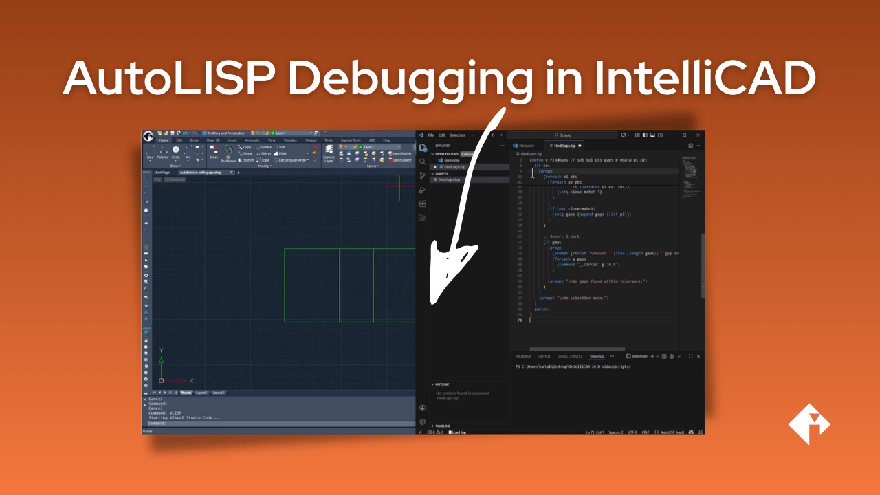 IntelliCAD 14: Visual LISP Development in Visual Studio Code with VLISP