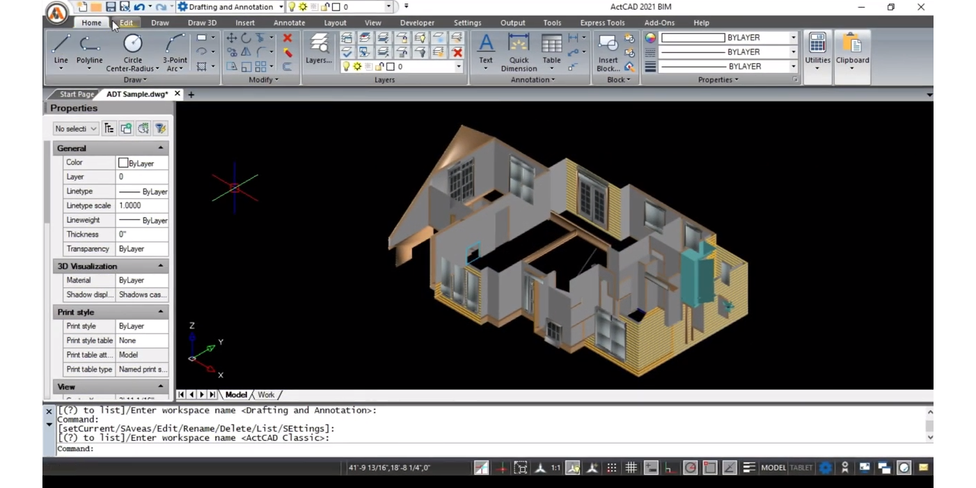 ActCAD 2021 Released with IntelliCAD 10.0a Engine