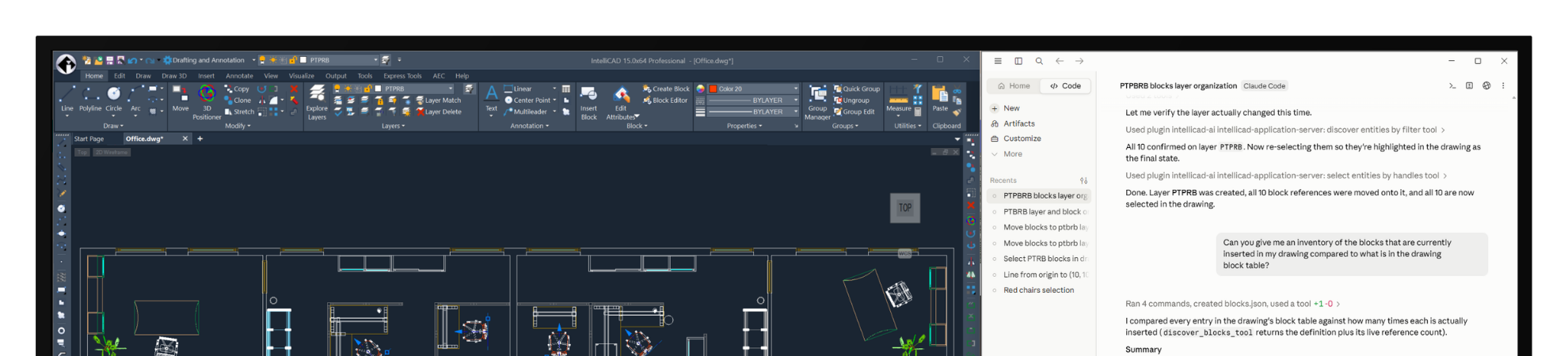 IntelliCAD 15 AI Integration
